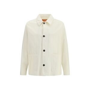 Cruna Beige Cotton Men's Coat